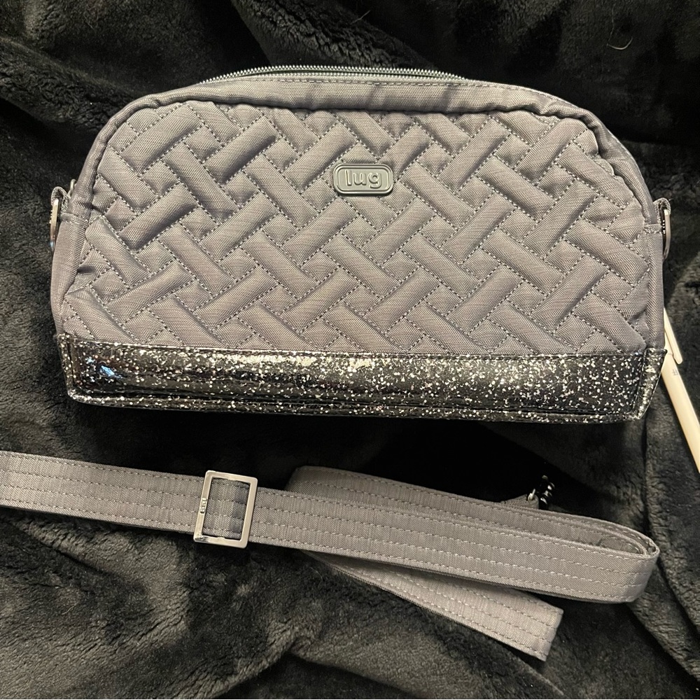 Lug Punter Silver Gray Crossbody
